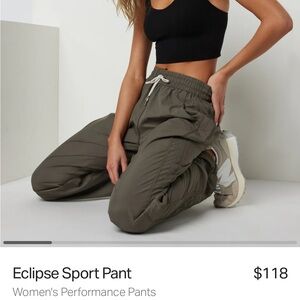 Vuori Eclipse Sport Pant. Dark Cocoa.  Size Small.